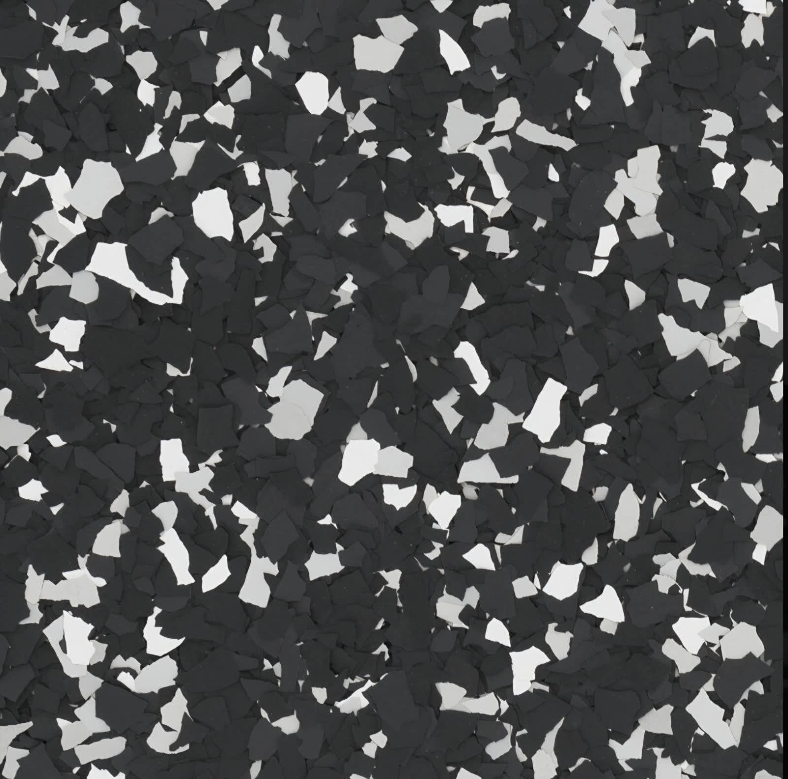 1/4" Raven flake blend